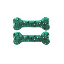 Vihreät Luut- Hiuspinnit 6 Cm 2 Kpl - Vihreä - Ainutlaatuinen Koko