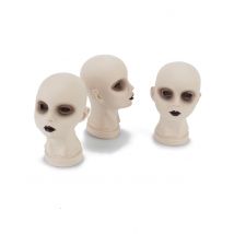 Nuken Päät - Halloween Koristeet - Harmaa, Valkoinen - Ainutlaatuinen Koko