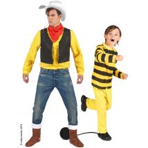 Lucky Luke Ja Dalton -naamiaisasut Lapselle Ja Aikuiselle - Värikäät - Ainutlaatuinen Koko