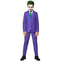 Mr. Jokerin Suitmeister-puku Lapselle - Violetti - 8-10 vuotta (122-128cm)