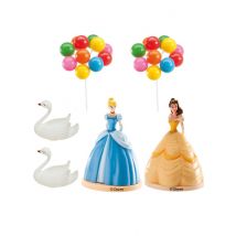 Muoviset Disney- Kakkukoristeet 8,5 Cm - Värikäät - Ainutlaatuinen Koko