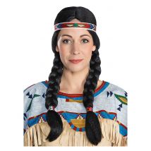 Nscho Tschi- Peruukki Aikuiselle - Musta - Ainutlaatuinen Koko