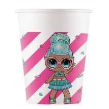 Lol- Pahvimukit 200 Ml 8 Kpl - Värikäät - Ainutlaatuinen Koko