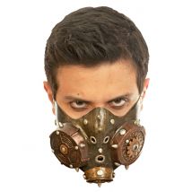 Steampunk- Puolinaamari Aikuiselle - Ruskea - Ainutlaatuinen Koko
