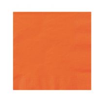 Oranssit Paperiset Servetit 25 X 25 Cm 20 Kpl - Oranssi - Ainutlaatuinen Koko