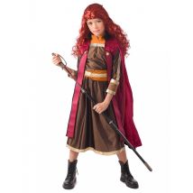 Pohjoisen Punaisen Prinsessan Naamiaisasu Tytölle - Ruskea - S 5-6 vuotta (105-116 cm)