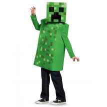 Klassinen Creeper Minecraft- Naamiaisasu Lapselle - Vihreä - 7 - 8 vuotta (124 - 136 cm)