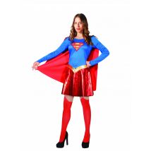 Supergirl-naamiaisasu Naiselle - Sininen - Small (38)