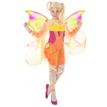 Winx Club Stella -naamiaisasu Lapsille - Oranssi - 104/116 (4-6 vuotta)