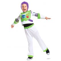 Buzz Lightyear Luksus Naamiaisasu Lapsi - Harmaa, Valkoinen - 7 - 8 vuotta (124 - 136 cm)