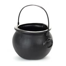 Calderone Da Strega 18 Cm Halloween - Magia E Orrore - Nero - Taglia Unica