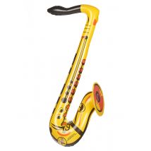 Saxofono Gonfiabile Giallo - Anni '80 - '90 - Giallo - Taglia Unica