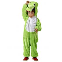 Costume Coccodrillo Per Bambino - Travestimenti Per Lettera - Verde - 3- 4 anni (98 - 115 cm)