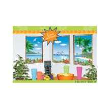 Decorazioni Murali Isola Paradisiaca - Hawaï - Multicolore - Taglia unica