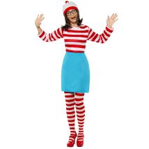 Costume Dov'è Wally? Donna - Travestimenti Per Lettera - Multicolore - M