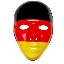 Maschera Germania - Sportivi - Grigio, bianco - Taglia Unica