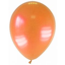 12 Palloncini Arancione Metallizzato - Hippie - Arancione - Taglia Unica