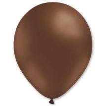 100 Palloncini Marroni 27 Cm - Western - Marrone - Taglia Unica