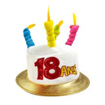 Cappello 18 Ans Per Adulto - Umorismo - Grigio, bianco - Taglia Unica