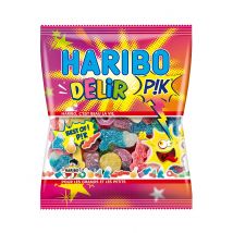 Sacchetto Di Caramelle Haribo Delir 120 Gr - Magia E Orrore - Blu - Taglia Unica