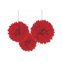 Decorazioni A Palle Rosse A Soffitto - Colori - Rosso - Taglia unica