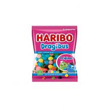 Mini Sacchetto Caramelle Haribo Dragibus 40 Gr - Idee Regalo Piccoli Prezzi - Blu - Taglia Unica