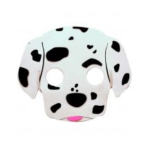 Maschera Cane Dalmata Bambino - Animali - Grigio, bianco - Taglia Unica