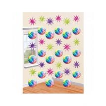 6 Decorazioni Da Sospendere Sfera Disco - Disco - Multicolore - Taglia unica
