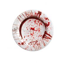 Piatti Mani Insanguinate Halloween - Magia E Orrore - Grigio, bianco - Taglia Unica