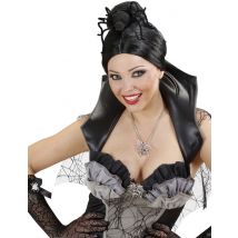 Copricapo Ragno Adulto Halloween - Animali - Rosso - Taglia Unica