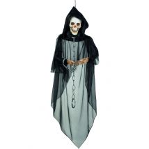Decorazione Halloween: Scheletro Incatenato - Magia E Orrore - Nero - Taglia Unica