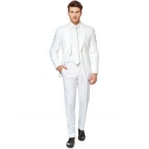 Costume Mr. Bianco Opposuits Uomo - Travestimenti Per Lettera - Grigio, bianco - XL (58)