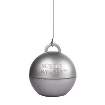 Peso Per Palloncini Ad Elio - Decorazione Atmosfera Compleanno - Argento - Taglia Unica