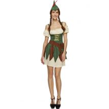 Costume Ladra Dei Boschi Sexy Donna - Personaggi E Cosplay - Multicolore - S