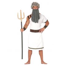 Costume Spartano Bianco Adulto - Antichi - Grigio, bianco - L (52)