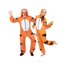 Costume Di Coppia Da Tigre - Tuta - Animali - Arancione - Taglia Unica