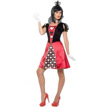 Costume Miss Regina Di Carte Donna - Eroi E Cattivi Leggendari - Multicolore - XS
