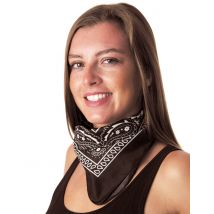 Bandana Nera Adulto - Western - Nero - Taglia unica