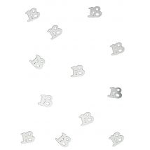 Coriandoli Da Tavola 18 Anni Argento - Colori - Argento - Taglia Unica