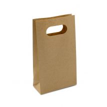 6 Buste In Cartone Stile Kraft 11 Cm - Idee Regalo Bambina - Marrone - Taglia Unica