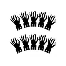 Decorazione Di Halloween Per Bicchiere - Tutta La Selezione Halloween - Nero - Taglia Unica