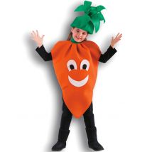 Costume Da Carota Per Bambina - Umorismo - Arancione - 4 - 9 anni