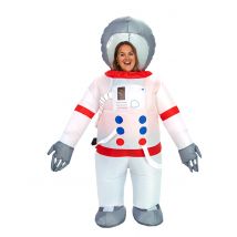 Costume Astronauta Gonfiabile Per Adulto - Gonfiabili - Grigio, bianco - Taglia Unica