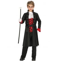 Costume Da Conte Vampiro Per Bambino - Personaggi Delle Fiabe - Nero - 3-4 anni (95-105 cm)