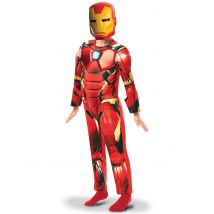 Costume Deluxe Iron Man Per Bambino - Personaggi E Cosplay - Rosso - 7/8 anni (117/128 cm)