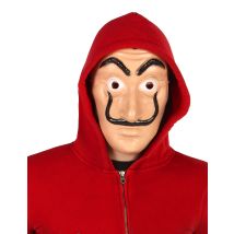 Maschera Da Rapinatore Con Baffi Per Adulto - Accessori Carnevale - Multicolore - Taglia Unica