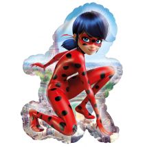 Palloncino Di Alluminio Ladybug - Personaggi E Cosplay - Multicolore - Taglia unica