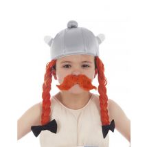 Casco Obelix Per Bambino - Eroi E Cattivi Leggendari - Argento - Taglia Unica