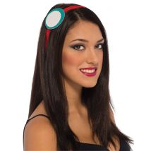 Cerchietto Iron Man Per Donna - Eroi E Cattivi Leggendari - Grigio, bianco - Taglia Unica