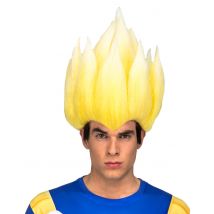 Parrucca Vegeta Super Saiyan Dragon Ball Adulto - Manga - Giallo - Taglia Unica